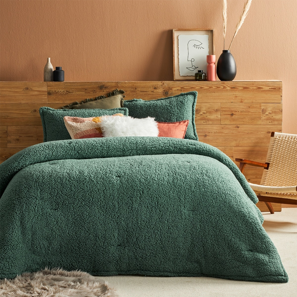 Lani Sherpa pluche winterwarmtedekbedset