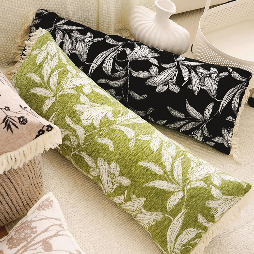 Lang Chenille kussen deco kussen langwerpig kussen